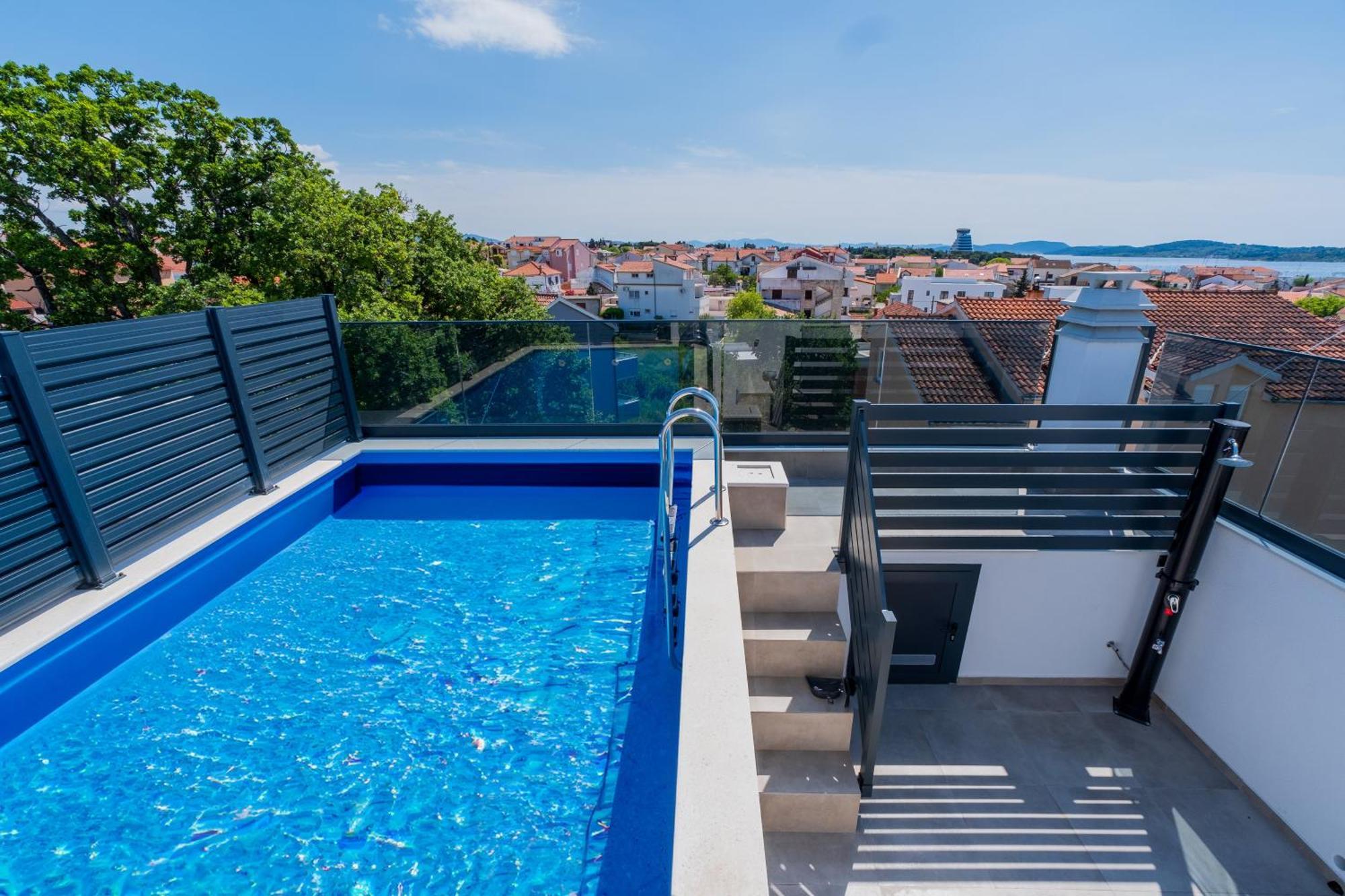 Three-Bedroom Premium Holiday Home Atmosfera With Private Pool&Sauna Vodice Bagian luar foto