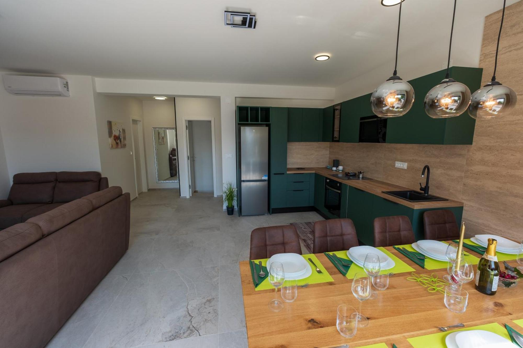 Three-Bedroom Premium Holiday Home Atmosfera With Private Pool&Sauna Vodice Bagian luar foto
