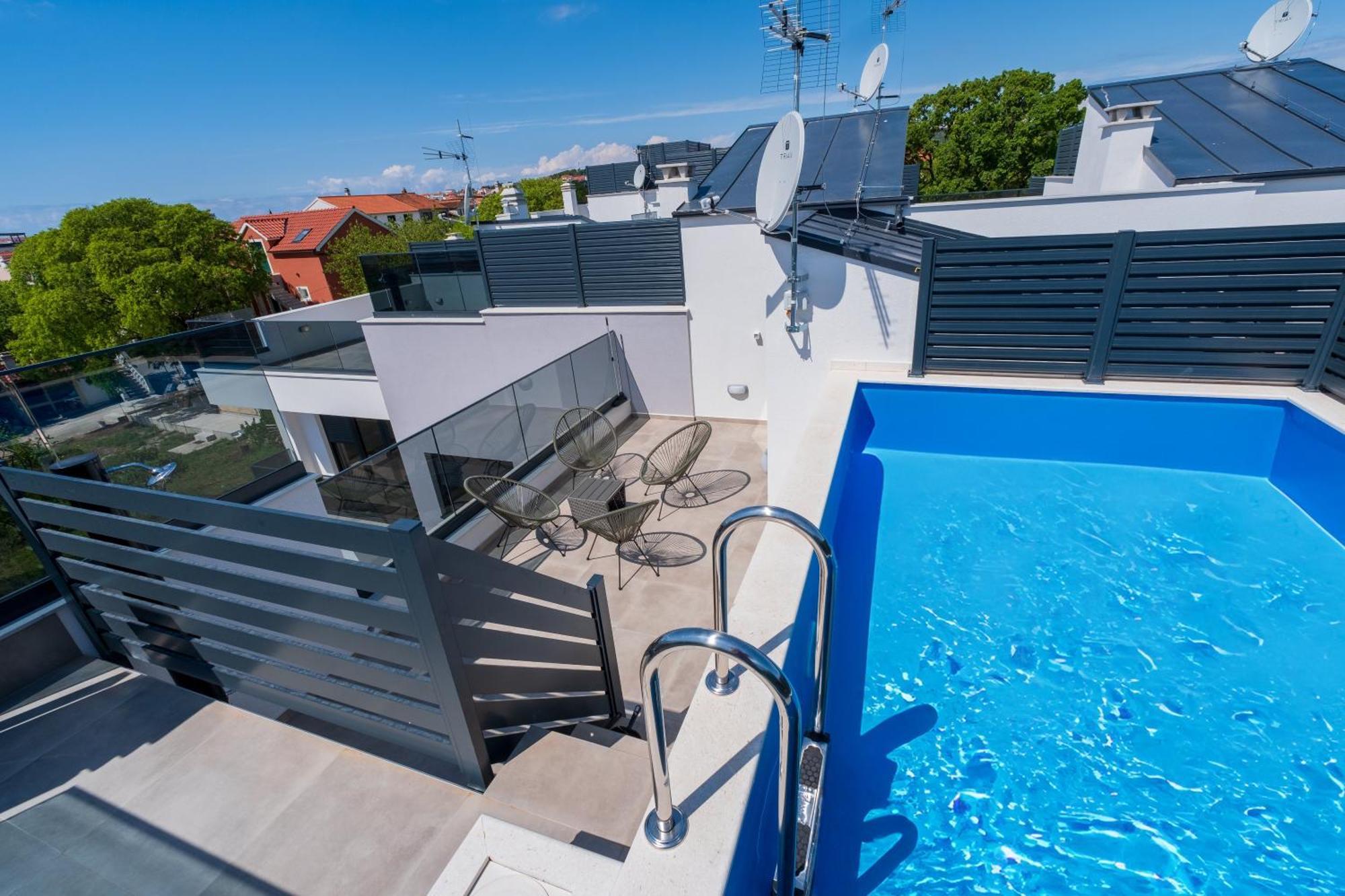 Three-Bedroom Premium Holiday Home Atmosfera With Private Pool&Sauna Vodice Bagian luar foto