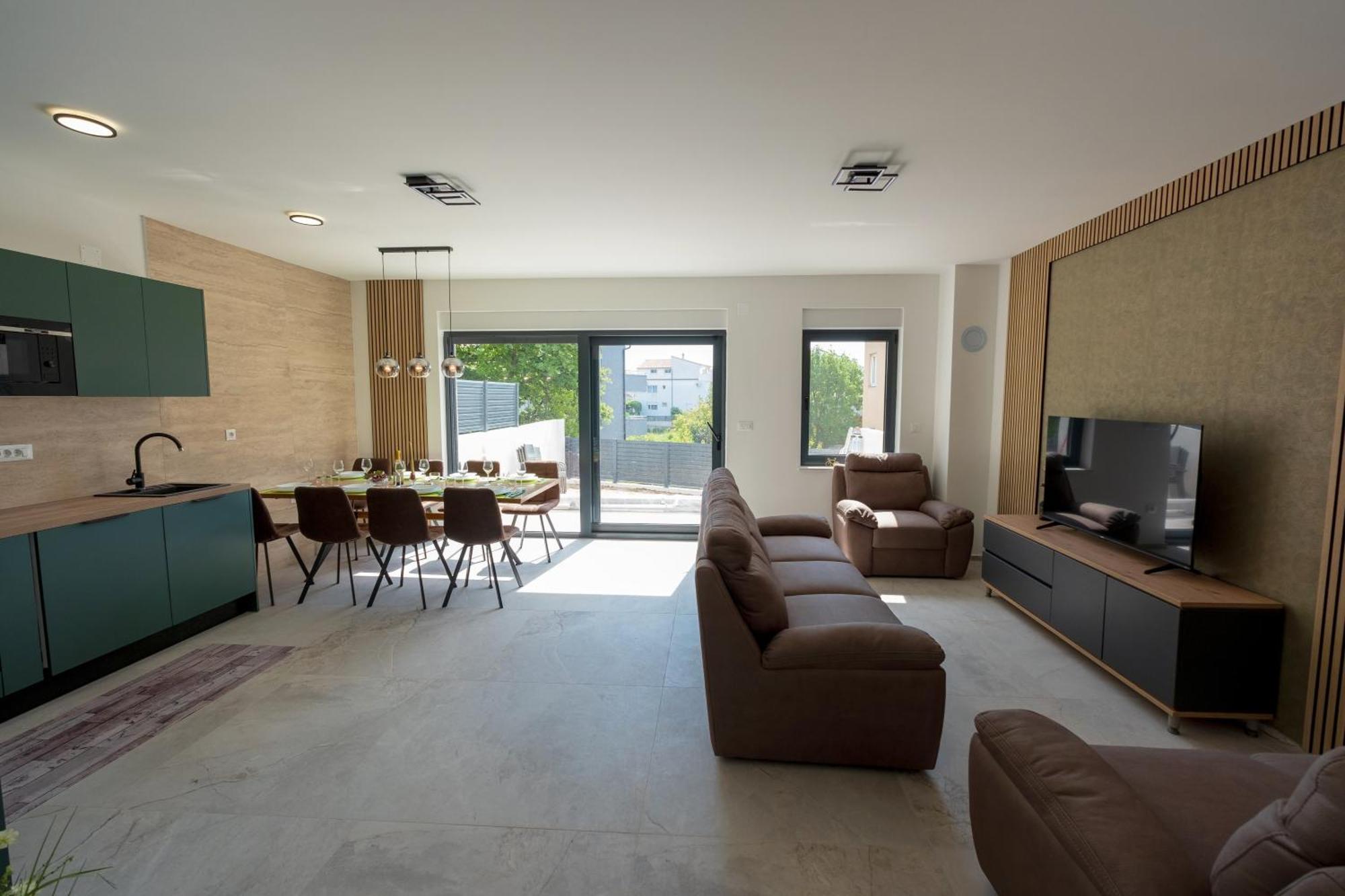 Three-Bedroom Premium Holiday Home Atmosfera With Private Pool&Sauna Vodice Bagian luar foto